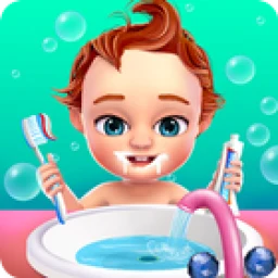Sweet Newborn Baby Girl: Daycare & Babysitting Fun 图标